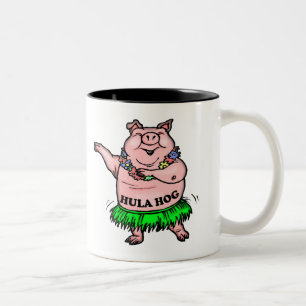 Schwein-T - Shirts und Schwein-Geschenke Zweifarbige Tasse