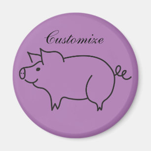 Schwein Tier Thunder_Cove Magnet
