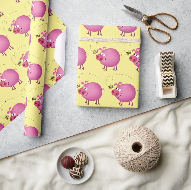 Schwein- und Bienenwaschpapier Geschenkpapier (Kunsthandwerk)
