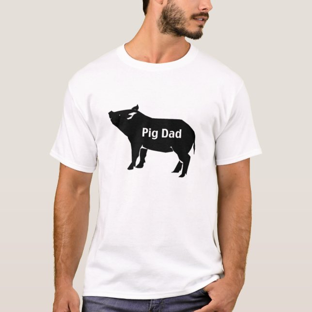 Schwein-Vater-T - Shirt (Vorderseite)