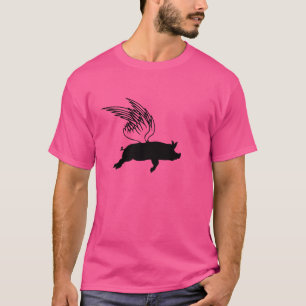 Schwein, wenn Schweine Fliegen Funny Sprichwort Fl T-Shirt