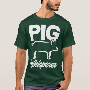 Schwein Whisperer Funny Pig Lover Premium 4925 T-Shirt