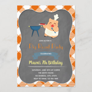 Schweinbraten-Party Einladung