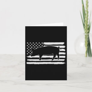 Schweine 4. Juli US-Flagge USA Amerika Karte
