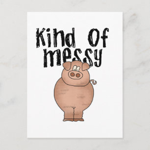 Schweine Art von geselligen Tjirts und Geschenken Postkarte