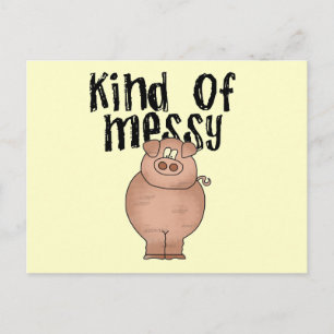 Schweine Art von geselligen Tjirts und Geschenken Postkarte