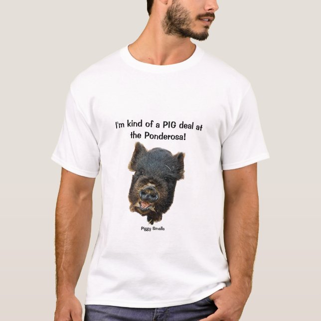 Schweine aus dem Ponderosa T-Shirt (Vorderseite)