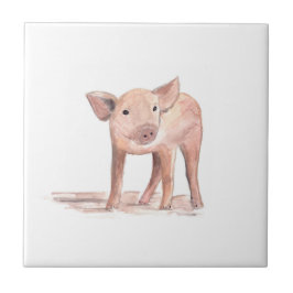 Schweine-Baby-Schweinezucht Fliese