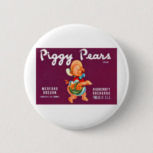 Schweine Button