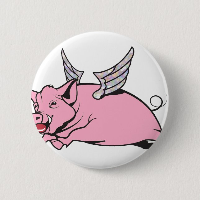 Schweine Button (Vorderseite)