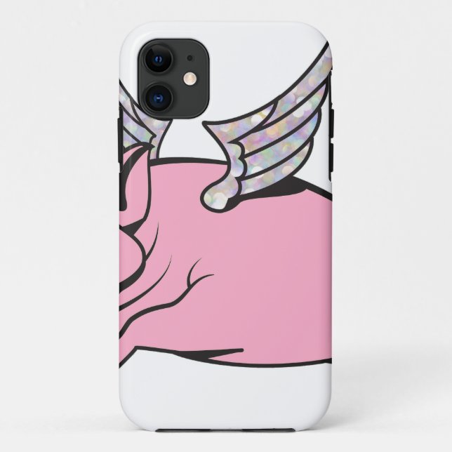 Schweine Case-Mate iPhone Hülle (Rückseite)