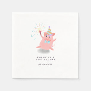 Schweine-Farmtiere Schwein Hof Serviette