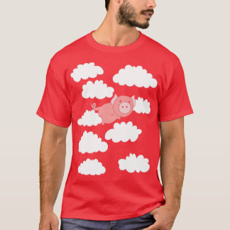 Schweine fliegen Schwein T-Shirt