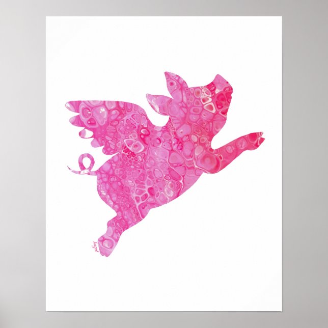 Schweine fliegen, Schweine fliegen, Schweine flieg Poster (Vorne)