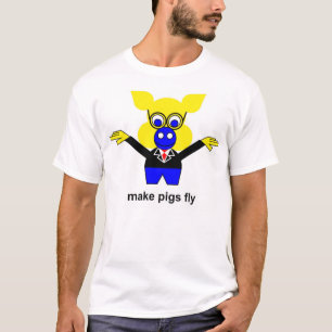 Schweine fliegen T-Shirt