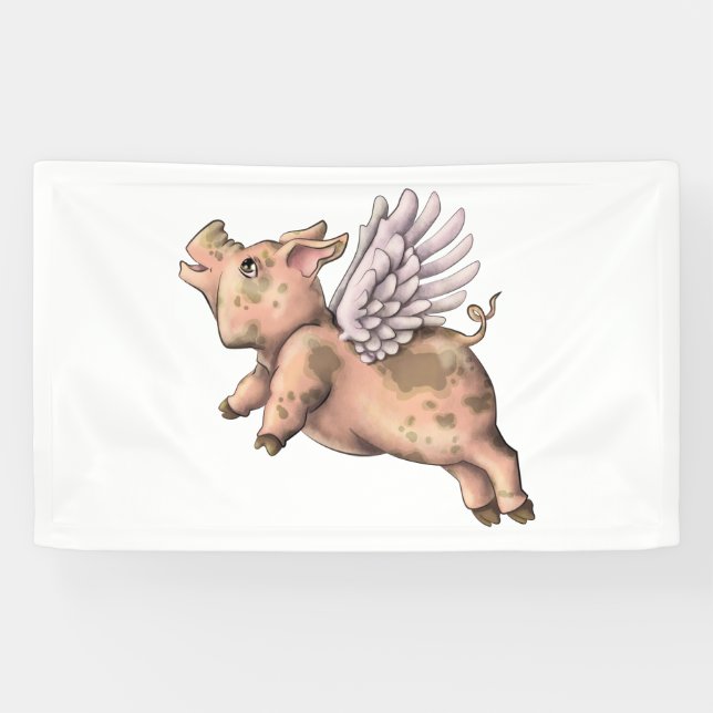 Schweine Fly Banner (Horizontal)