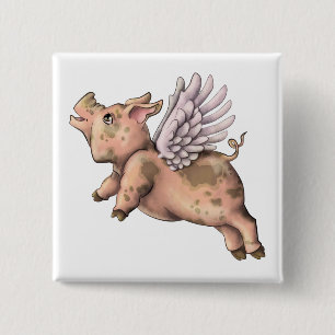 Schweine Fly Button