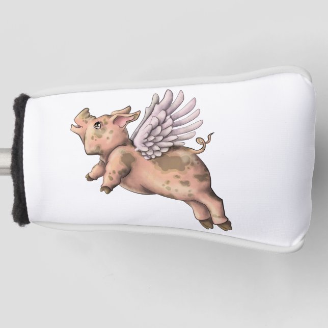 Schweine Fly Golf Headcover (Vorderseite)