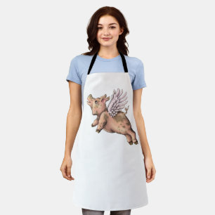 Schweine Fly Schürze