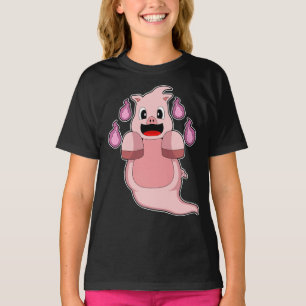Schweine-Halloween-Geist T-Shirt