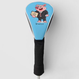 Schweine im geschäftlichen Anzug Cartoon Golf Headcover