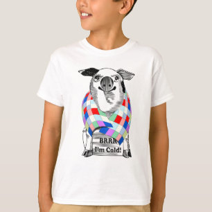 Schweine-im-Mantel-Tag T-Shirt