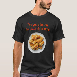 Schweine In Einem Mantel Ich Habe Viel Auf Meinem T-Shirt