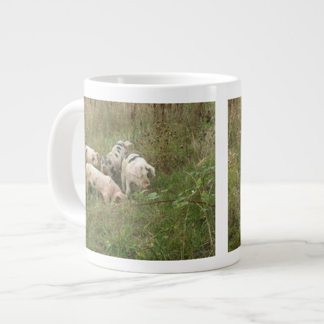 Schweine in Tasse (Vorderseite Links)