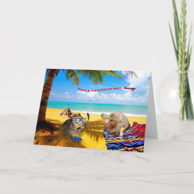 Schweine Karte (Vorderseite)