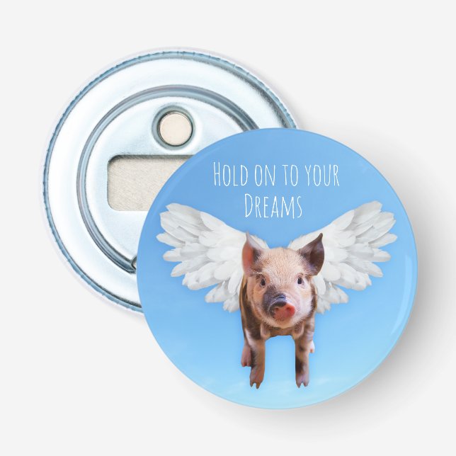 Schweine können fliegen flaschenöffner (Vorderseite)