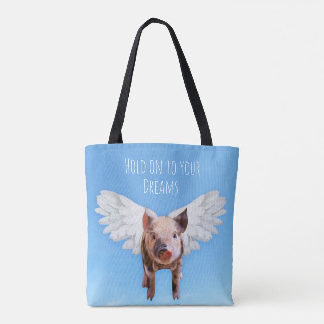 Schweine können fliegen tasche (Rückseite)
