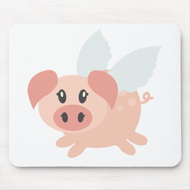 Schweine konnten Mäusematte fliegen Mousepad (Vorne)