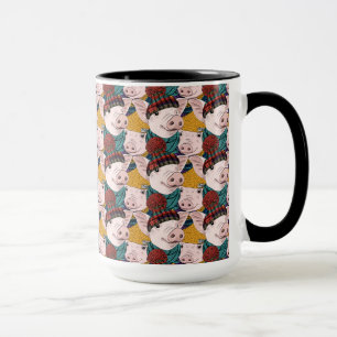 Schweine mit Hut-Muster Tasse