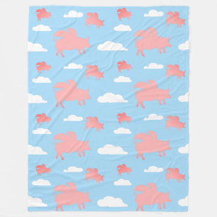Schweine mit Whimsikum Fleecedecke