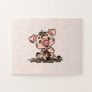 Schweine-Puzzle (30 übergroße Teile)
