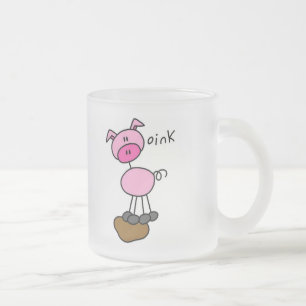 Schweine sagen Oink T-Shirts und Geschenke Mattglastasse