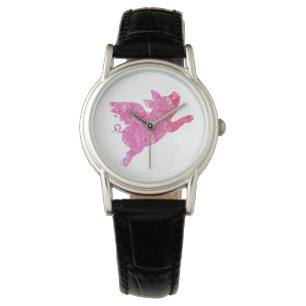 Schweine, Schweine, Schweine, Schweine, Schweine Armbanduhr