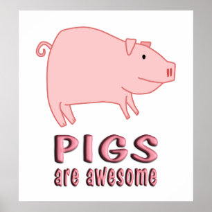 Schweine sind fantastisch poster