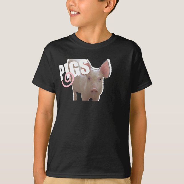 Schweine T-Shirt (Vorderseite)