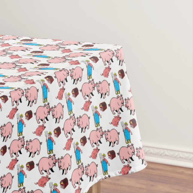 Schweine Tischdecke (Beispiel)