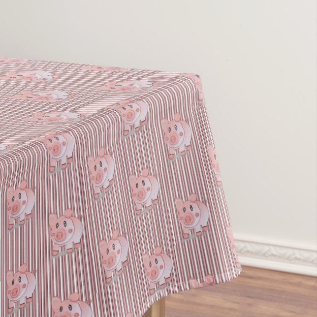 Schweine Tischdecke (Beispiel)