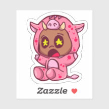 Schweine-Verklebe-Sticker