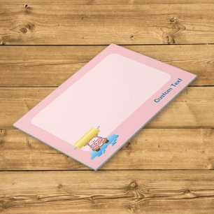 Schweine-Waschanlage Cartoon Notizblock