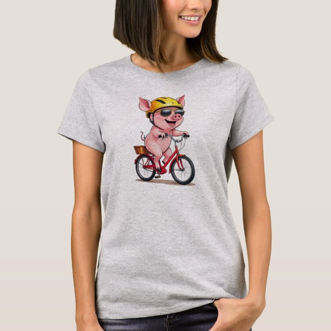 Schweine-Wiggy T-Shirt (Vorderseite)