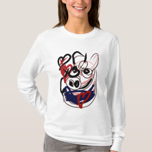 Schweine X Herzen  T-Shirt
