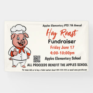 Schweinebraten-Fundraising- Banner - PTO PTA Kirch