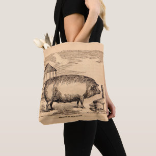Schweinebruck aus dem 19. Jahrhundert "Züchter in Tasche