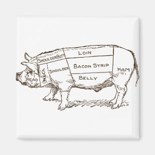 Schweinebutterkarte (3) magnet