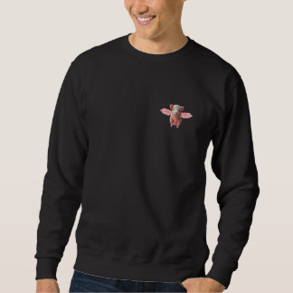 Schweinefilet Niedliches Schweinefick Pig Flying P Sweatshirt