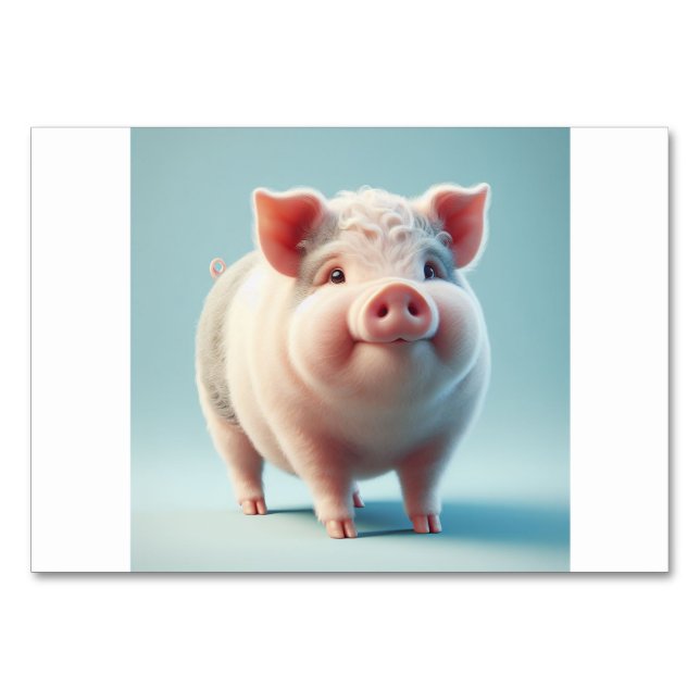 Schweinefleisch (豚 / ぶ た) - Japanische Flash Cards Tischnummer (Vorderseite)